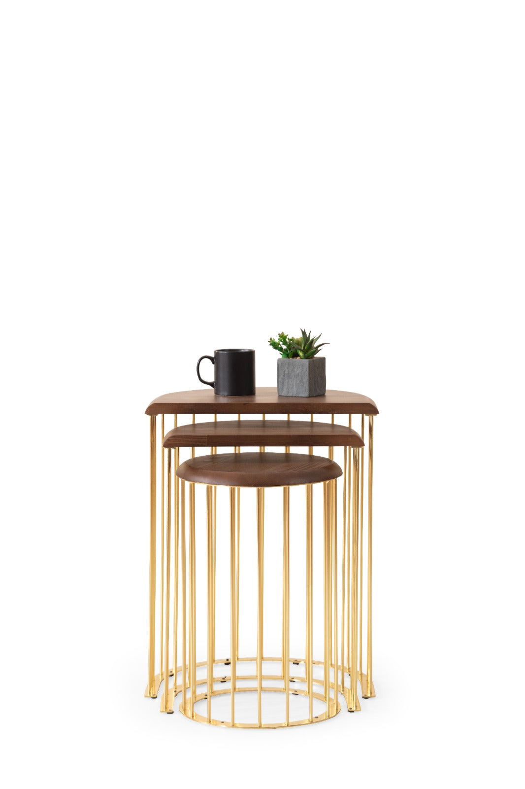 Nova Zigon Sehpa (Gold)