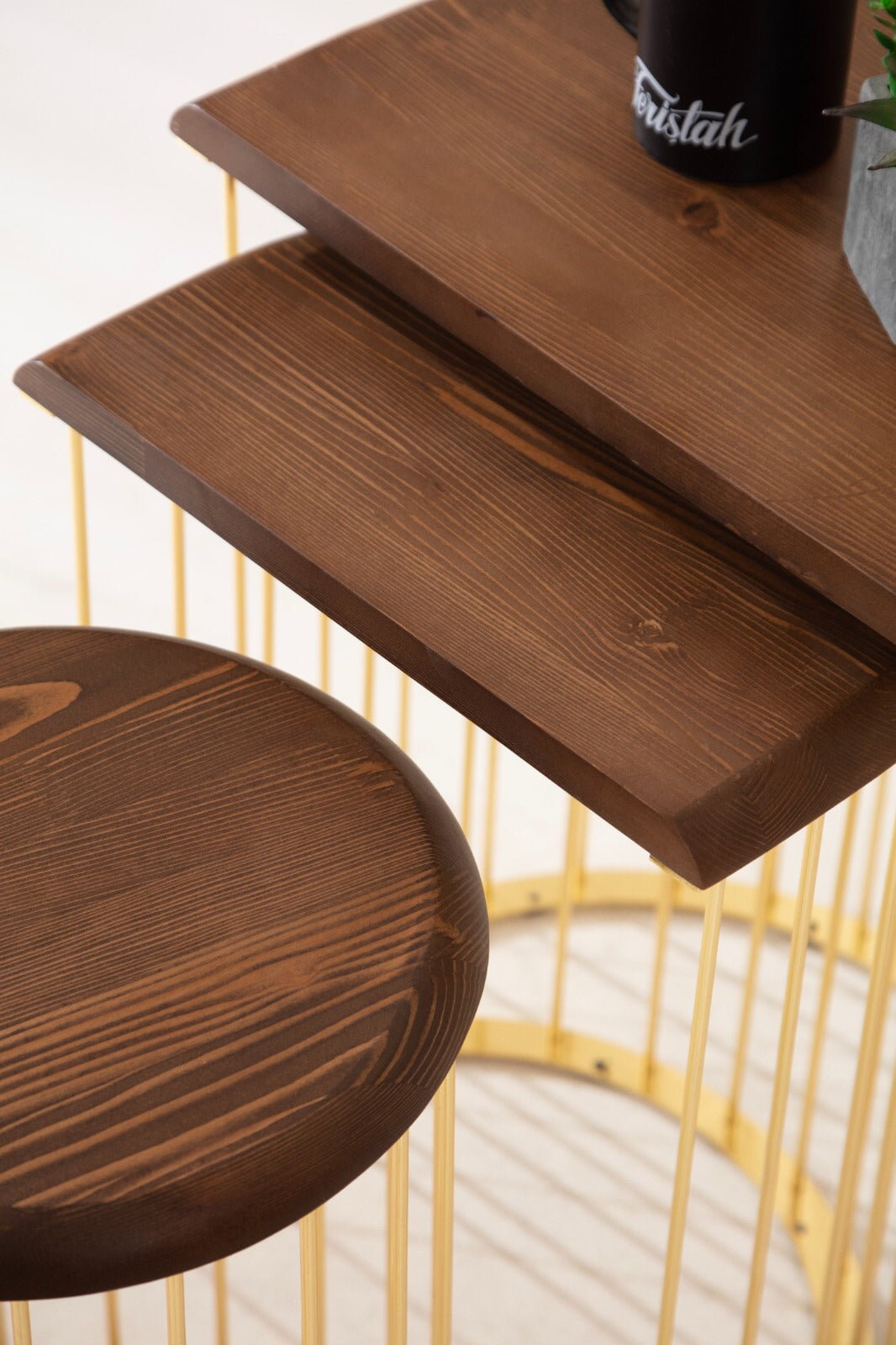 Nova Zigon Sehpa (Gold)