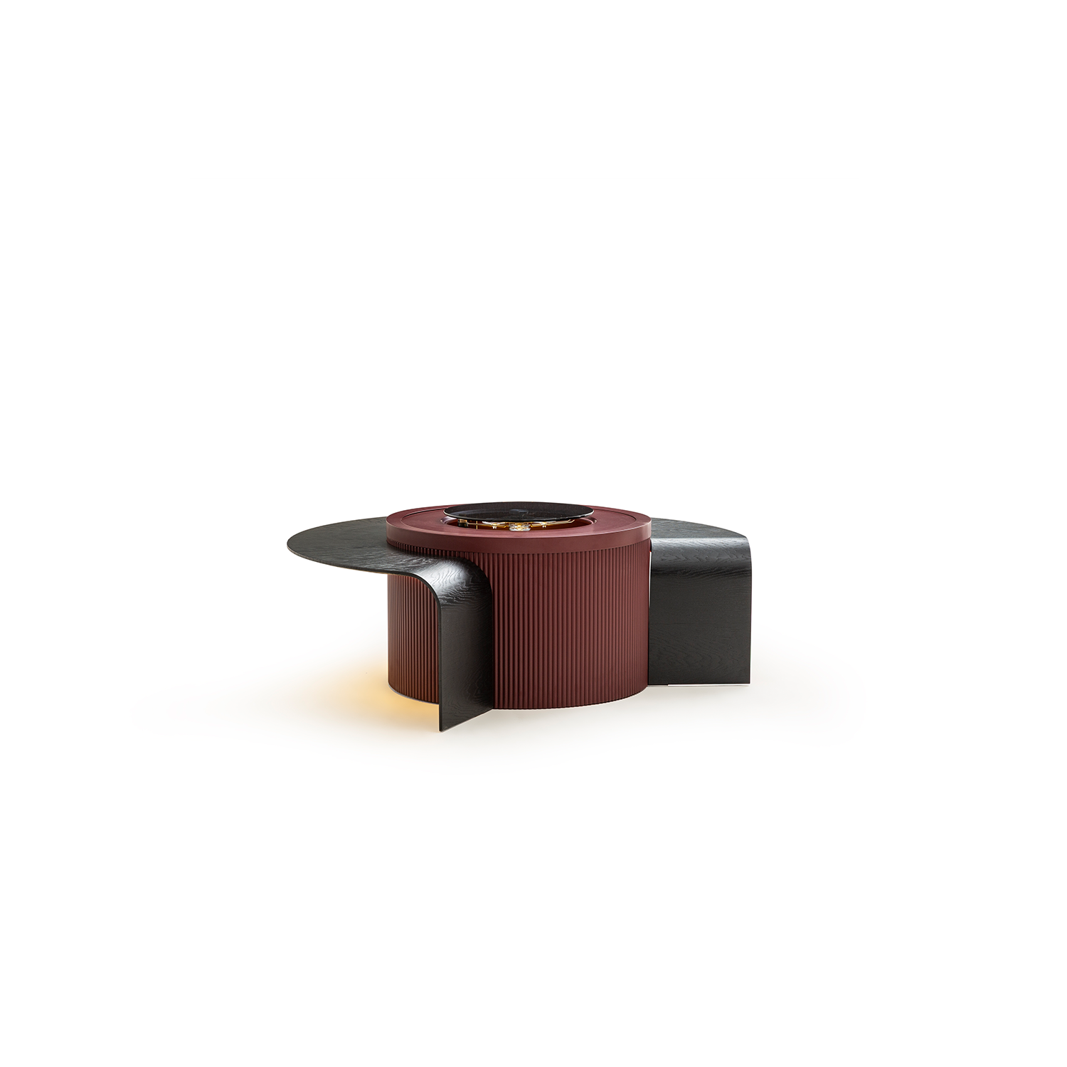 Barista Orta Sehpa Bordo