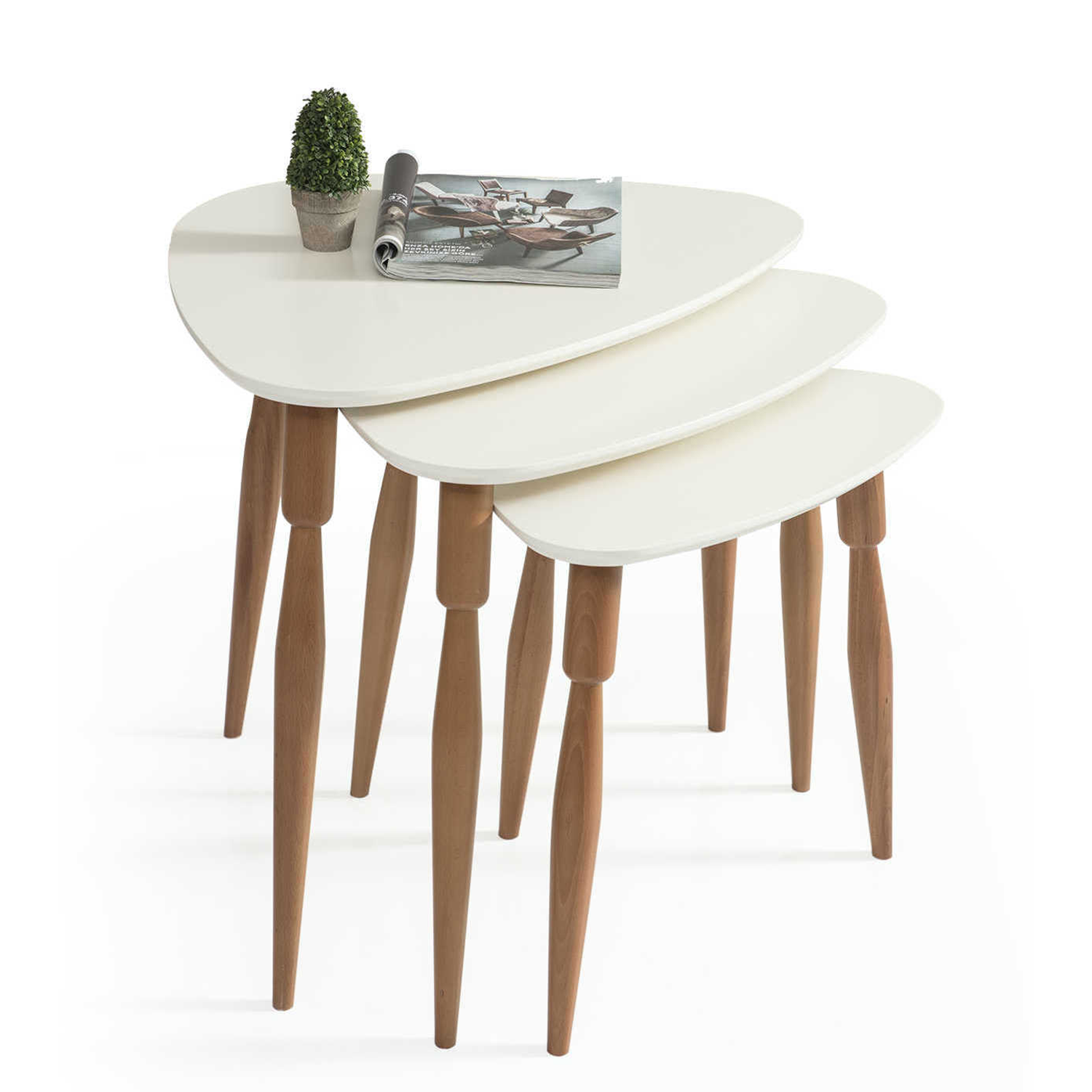 Ege Zigon Sehpa Ekru