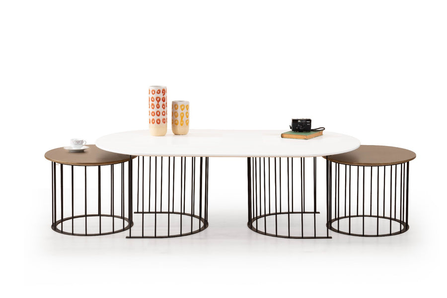 Ripa Orta Sehpa Pirinç