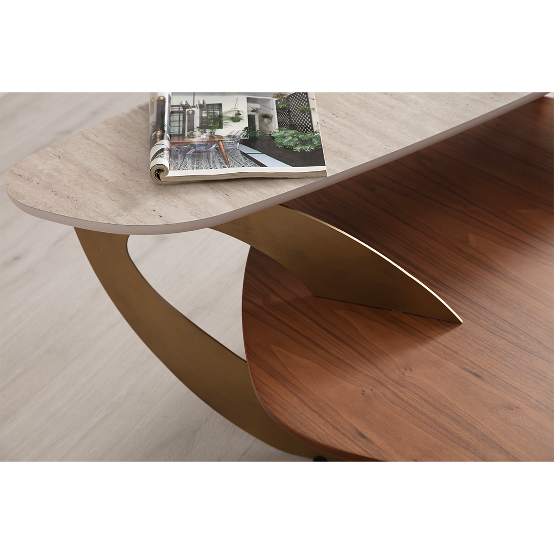 Solid Orta Sehpa Traverten