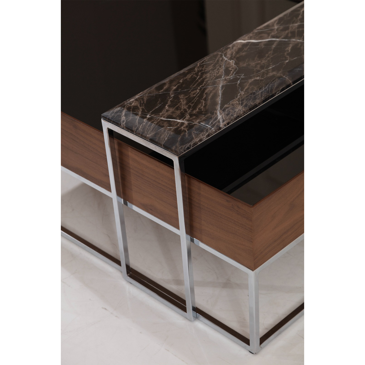 Crown Ceviz Orta Sehpa