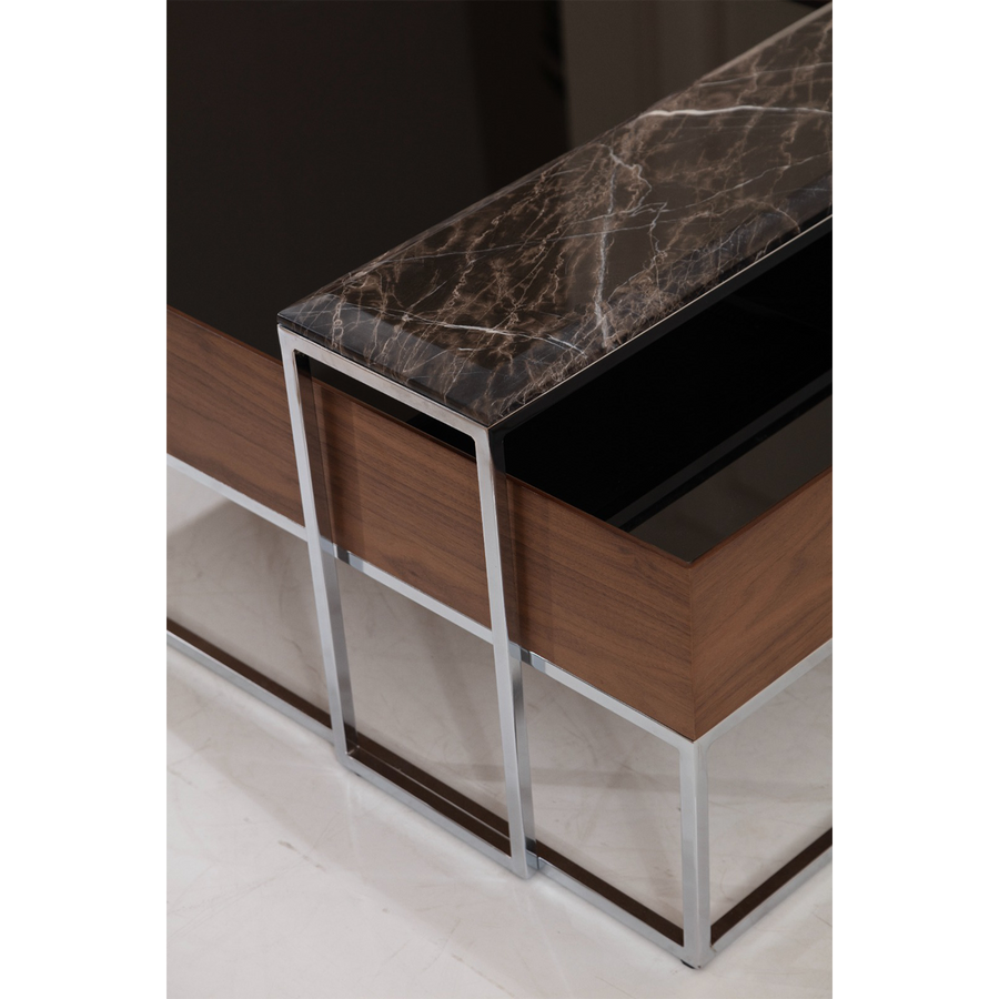 Crown Ceviz Orta Sehpa