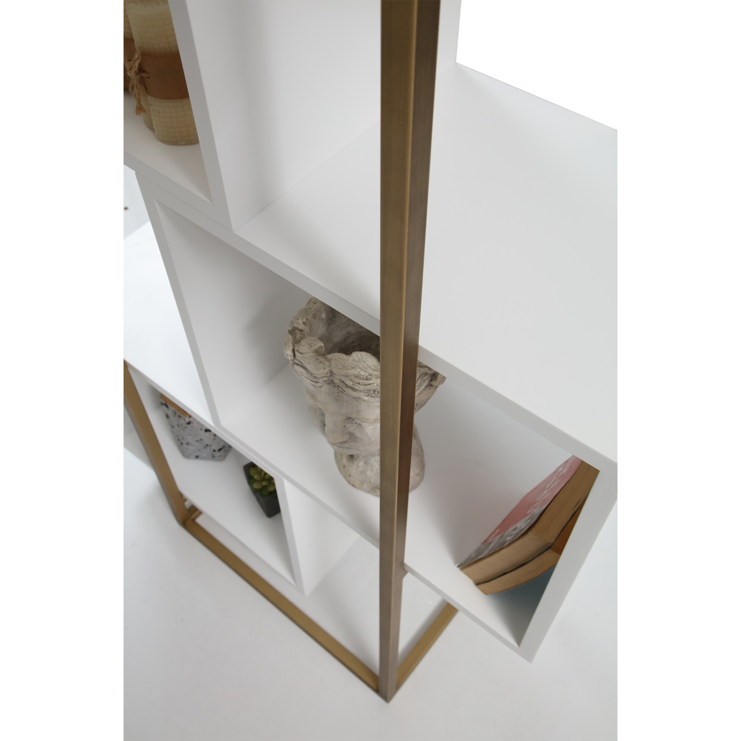 Cruze Kitaplık Beyaz