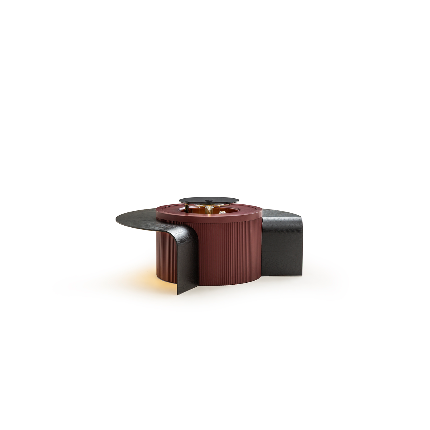 Barista Orta Sehpa Bordo