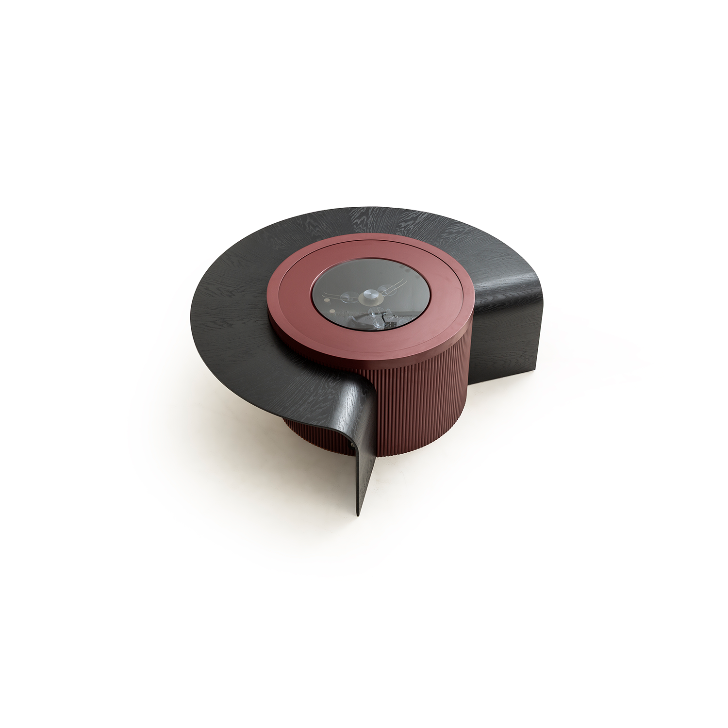 Barista Orta Sehpa Bordo