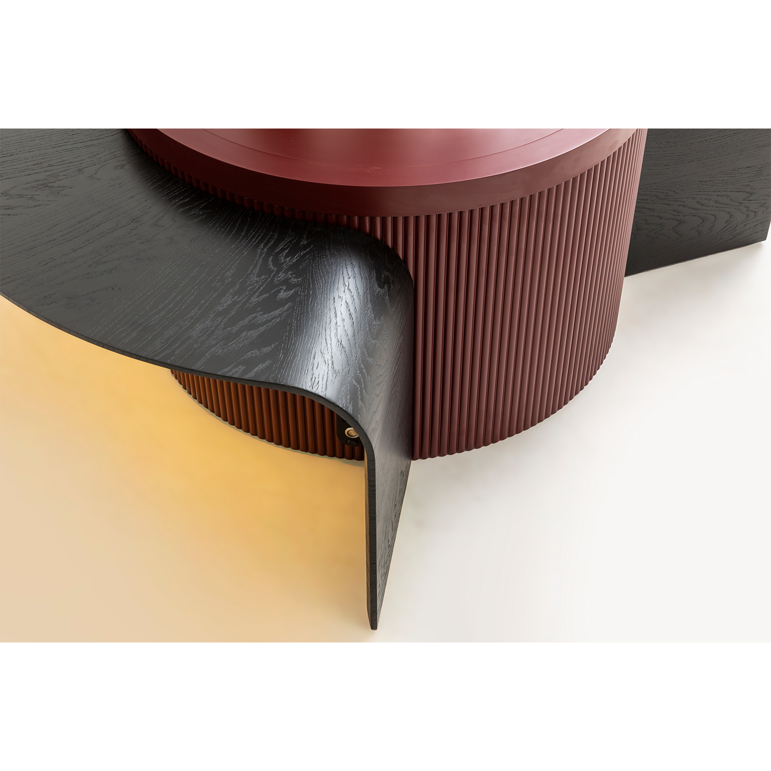 Barista Orta Sehpa Bordo