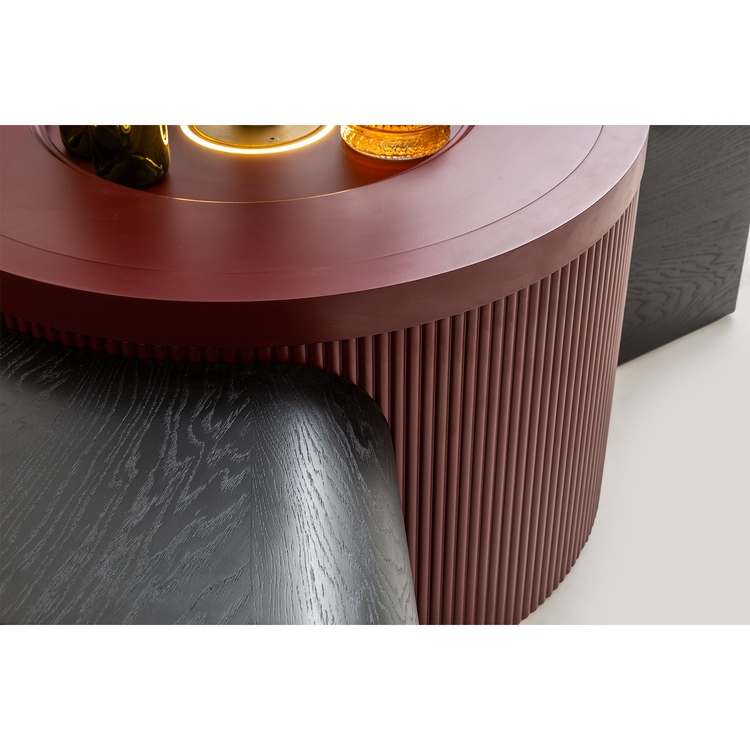 Barista Orta Sehpa Bordo