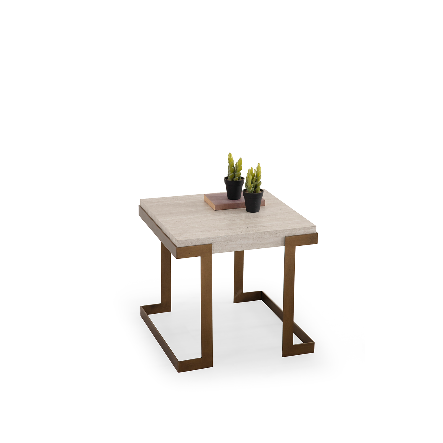 Bogota Traverten Orta Sehpa Seti 2’li Traverten