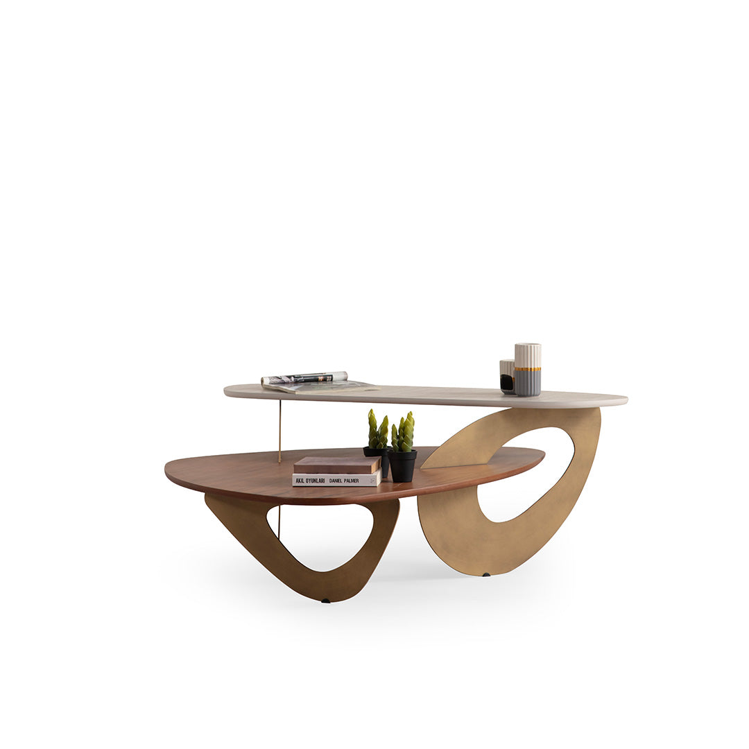 Solid Orta Sehpa Traverten