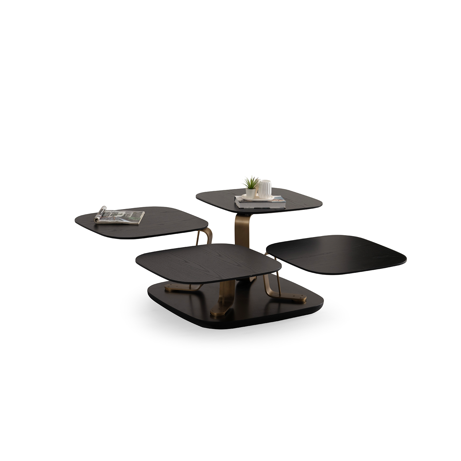 Bentley Black Center Table – Orta Sehpa – Siyah