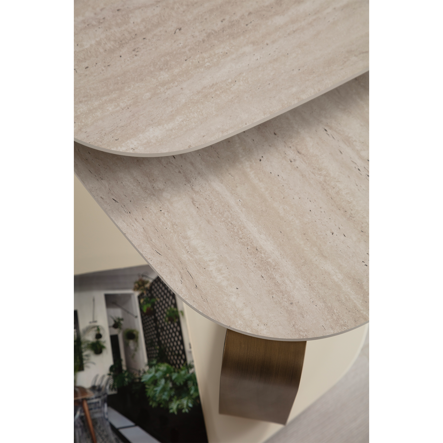 Bentley Traverten Center Table – Orta Sehpa – Traverten Kaplama