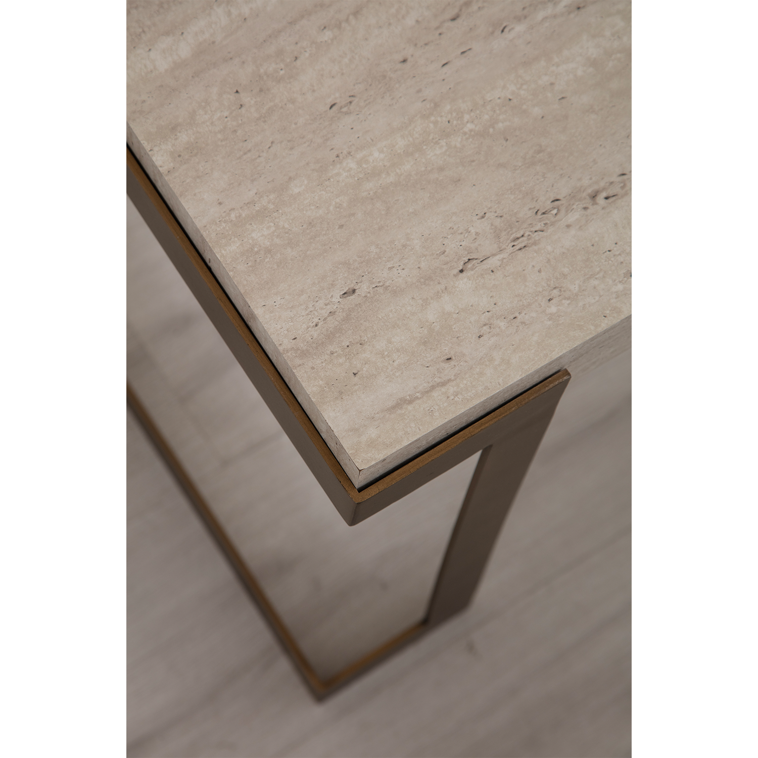 Bogota Traverten Orta Sehpa Seti 2’li Traverten