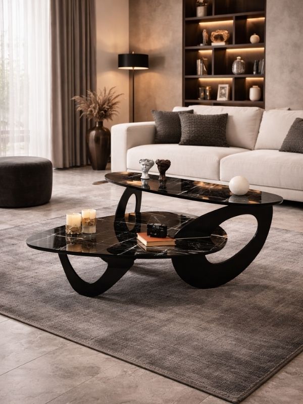 Solid Orta Sehpa Siyah