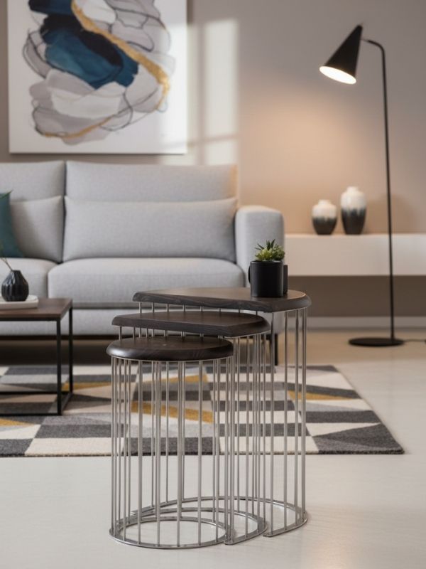 Nova Zigon Sehpa (Krom)