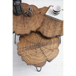 Kütük Zigon Sehpa Ceviz