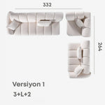 Orlando Puzzle Köşe Takımı