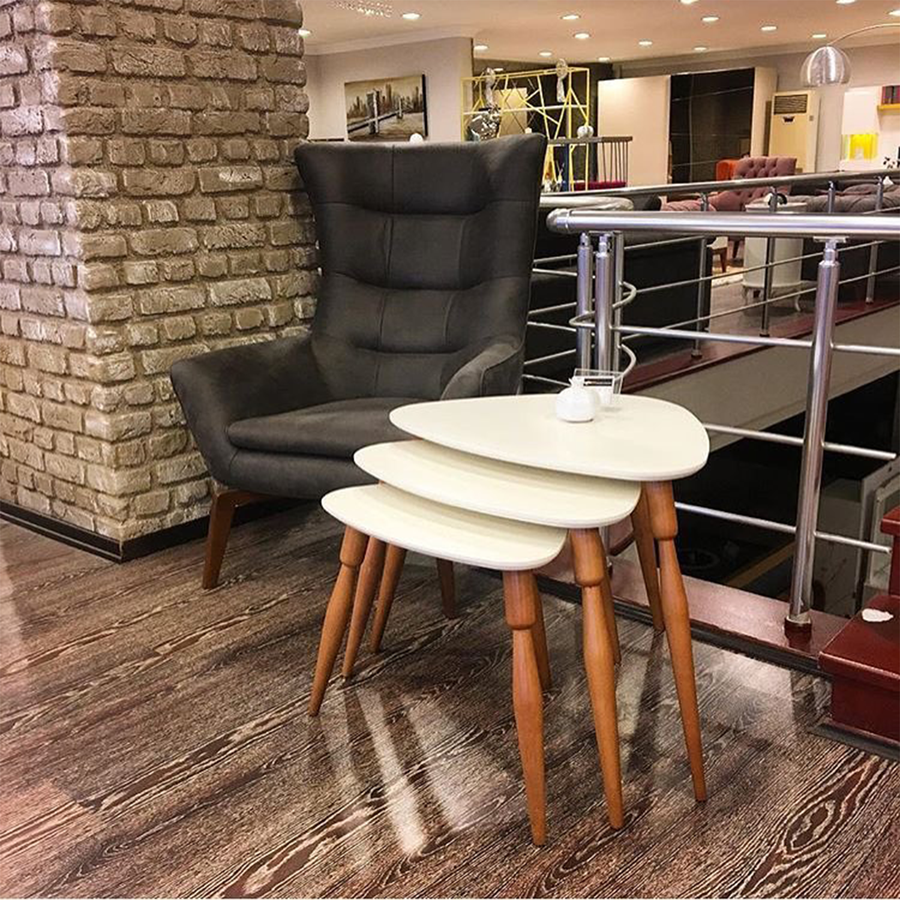 Ege Zigon Sehpa Ekru