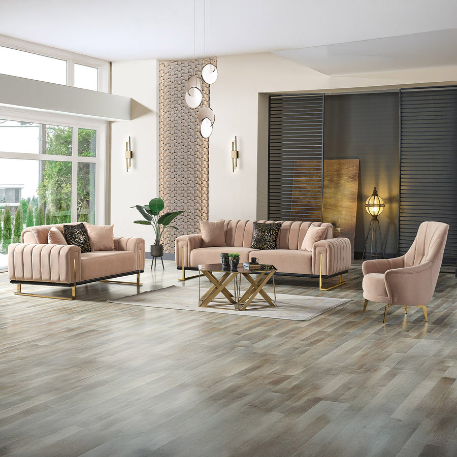 Valens Koltuk Takımı – Modern Tasarım, Şık ve Konforlu Salon Seti (3+3+3+1 / Tekli Seçenekli)