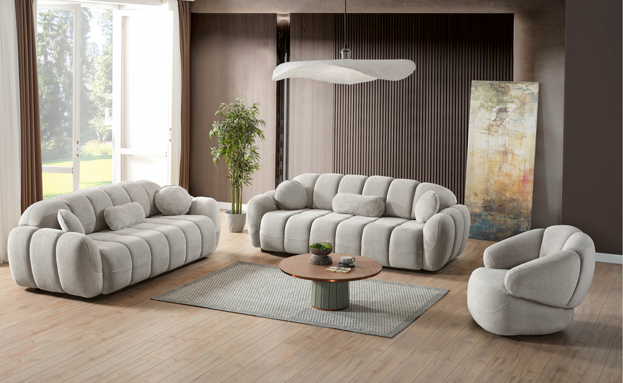 Montego Koltuk Takımı – Modern Tasarım, Şık ve Konforlu Salon Seti (3+3+3+1 / Tekli Seçenekli)